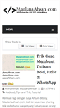 Mobile Screenshot of maulanaahsan.com